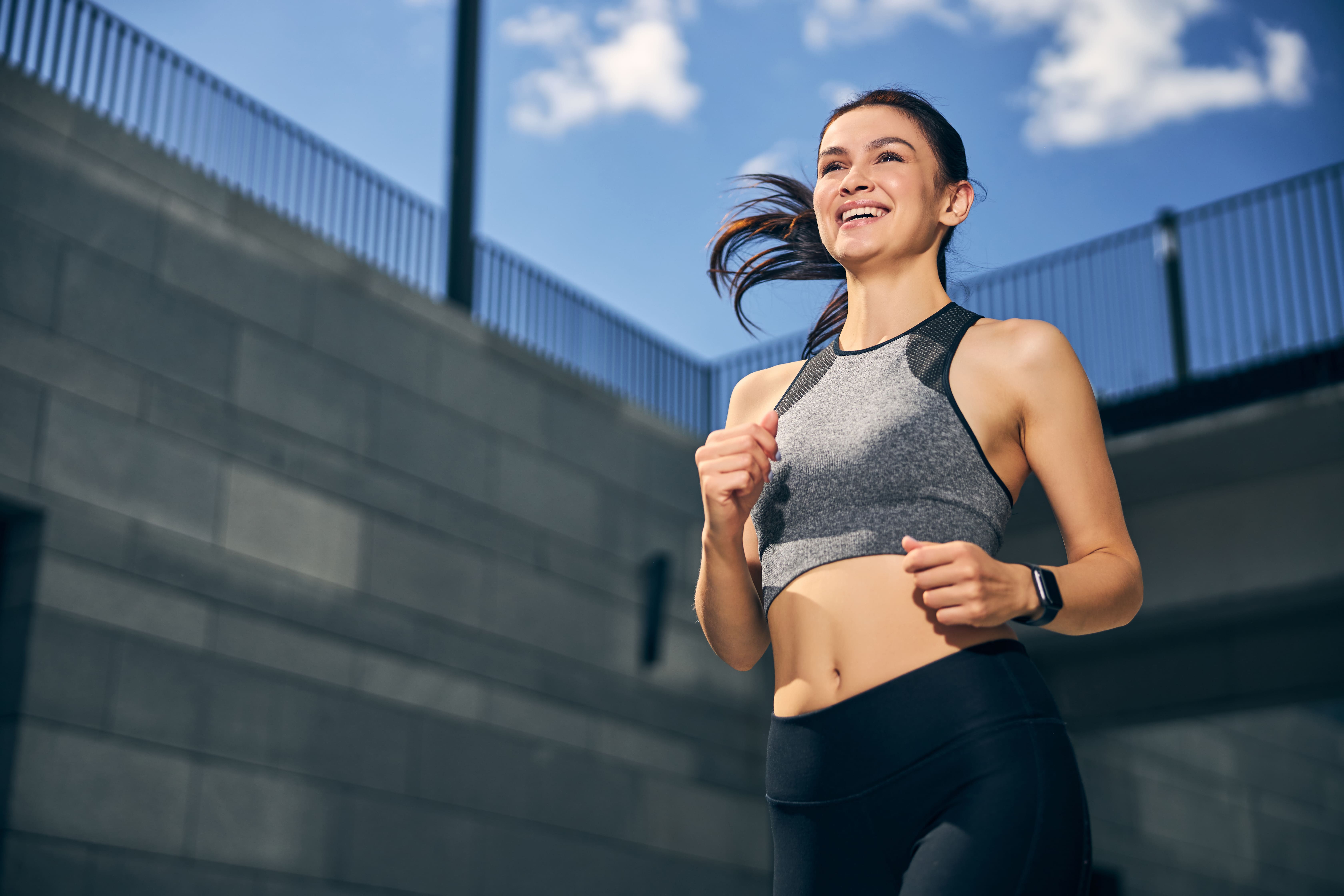 Active woman outdoors